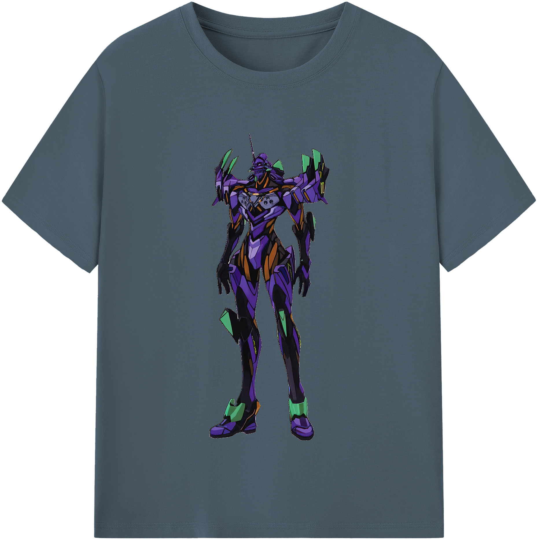 （画像用） EVA 新世紀エヴァンゲリオン 綿100％半袖Tシャツ（フロントプリント）